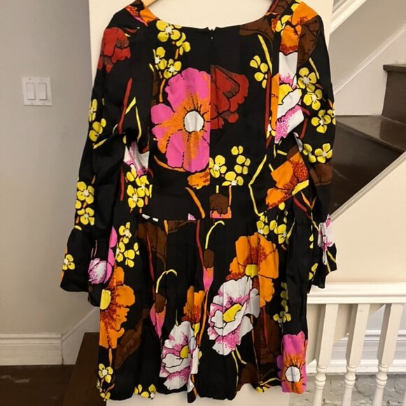 NWOT Marni Floral Bell Sleeve Dress - Picture 7 of 10